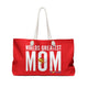 Red World's Greatest Mom Weekender Tote Bag